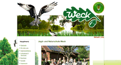 Desktop Screenshot of jagdschule-weck.de